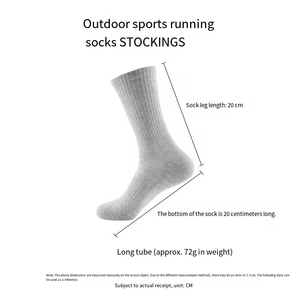 Wholesale 100% Cotton Athletic Crew <b>Socks</b> Custom Logo Knitted Sport <b>Socks</b> <b>Gym</b> Outdoor Spring Sports Bottom Logo Cuff Logo - Product Image 3