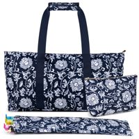 Sac de rangement pour tuiles de Mahjong, style chinois, 3 pièces, accessoires de Mahjong américain, ensemble de sacs de voyage