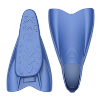 Palmes courtes de plongée en silicone, à Logo personnalisé, réglable pour la natation, en apnée, pour la pêche