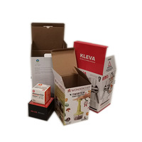 Caja de Papel Plegable de Cartón Laminado, Embalaje Reciclado, Tamaño Personalizado, Caja de Regalo de Cartón Corrugado Brillante Ecológica