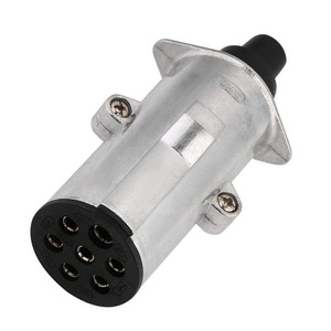 Autonomy 7 Pin Metal Trailer <b>Plug</b> N Type For Truck <b>Lighting</b> Connection - Product Image 1