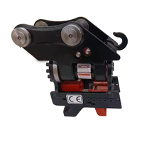 Attache rapide inclinable pour excavatrice, connecteur hydraulique à attache rapide, dispositif de changement rapide d'attache