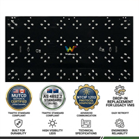 Module d'affichage LED pour remorque VMS en gros, taille personnalisée, panneau à message variable RGB ambre pour travaux routiers, prix usine