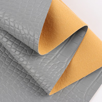 Cuir PVC effet mat, résistant à l'abrasion, motif crocodile, pour bagages, meubles, emballages, tissus, vente en gros