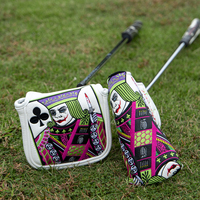 Prix de gros Couverture de putter de golf Couvre-tête de golf magnétique Maillet de putter Couvre-tête de golf en cuir Pu