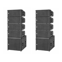 Haut-parleur d'église 800w 2 voies double 10 pouces line array 1000w subwoofer 18 pouces W-210CP et W-180P