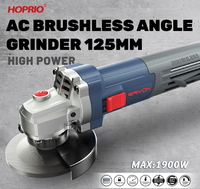 Meuleuse d'angle sans balais 1250W haute performance 125mm pour la découpe et le meulage du métal et de la pierre