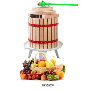 เครื่องคั้นน้ำแบบกดทำจากไม้ด้วยมือสำหรับโรงงานแปรรูปผลไม้ในครัวคั้นน้ำส้มมะนาวผลทับทิมแบบ12L - Product Image 6