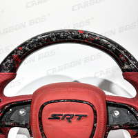Volant sport en fibre de carbone adapté à la Dodge Charger SRT Durango HELLCAT, vente directe d'usine, personnalisable