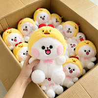 Vente directe usine : Jouets en peluche super doux, mignons, en forme de poussin, de poupée et de dessin animé, 8 pouces, pour machine à griffes, pour enfants