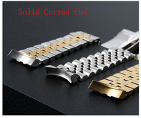Bracelet à maillons OEM 20MM en acier inoxydable massif avec fermoir métallique, bracelet Jubilee de haute qualité pour RLX GMT