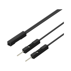 Dupont-Buchse zu Dual-Stecker 2-poliger Einzel draht für elektronische PC-Motherboard-Power-LED-Leuchtdiode - Product Image 1