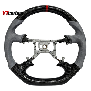YTcarbon pour classe C <span class=keywords><strong>W203</strong></span> C230 C320 <span class=keywords><strong>C55</strong></span> <span class=keywords><strong>AMG</strong></span> accessoires intérieurs de voiture modifier le Style de course personnalisé volant en Fiber de carbone véritable - Product Image 5