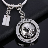 Personalisierter Vereinsmeisterschafts-Pokal Emaille-Schlüsselanhänger Souvenir-Geschenk Fußballfans 3D Fußball Metall-Trophäe Schlüsselanhänger