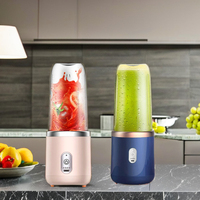 Hoge Kwaliteit Draagbare Usb Elektrische Fruit Juicer Keuken Ruimtebesparende Blender Oplaadbare Messen Reis Cup Mixer Mini Juicer