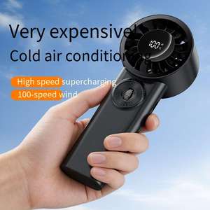 Ventilador de Mano Recargable, Mini Ventilador Portátil Blanco, Ventilador de Refrigeración Manual para el Hogar y el Automóvil, Oferta de Temporada - Product Image 1