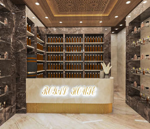 Présentoir de parfum moderne Armoire en verre à parfum sur mesure Présentoir de maquillage - Product Image 2