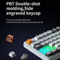 Clavier filaire à 98 touches russes, sensation mécanique, saisie silencieuse, clavier à membrane étanche IP98 pour PC, ordinateur portable, bureau