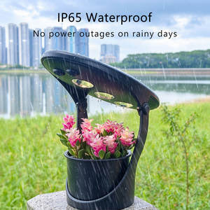 Lámpara Solar LED para Cultivo de Plantas con Maceta, Tipo Estaca para Jardín, Impermeable, Decoración de Jardín Exterior, Luz para Cultivo de Plantas - Product Image 5