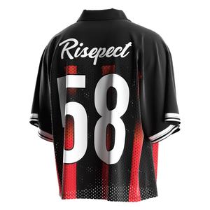 Maillot de football américain vintage, tissu tricoté respirant et brillant, chemise de rugby personnalisée pour le jour du match, unisexe - Product Image 3