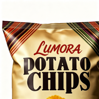 Sachet en plastique à trois soudures latérales avec impression personnalisée de qualité alimentaire pour chips, snacks secs et emballages souples