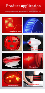 โคมไฟลูกปัด LED สวยงาม2835 0.2W 620nm แสงสีแดง + 860nm การรักษาด้วยความร้อนทางการแพทย์อินฟาเรดชิป SMD LED - Product Image 4