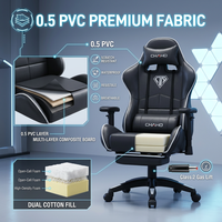 AOR Chaise de bureau e-sport ergonomique à hauteur réglable, avec design Anime Anchor mignon, appui-tête et soutien lombaire à thème dessin animé, vente en gros usine
