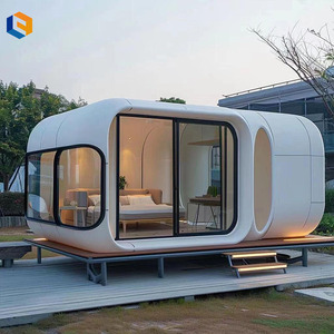 Sang Trọng Modular Đúc Sẵn Kết Cấu Thép Nhà Tiểu Không Thấm Nước Phòng Nhỏ Cho Phòng Ngủ Văn Phòng Hoặc Công Viên Sử Dụng - Product Image 3
