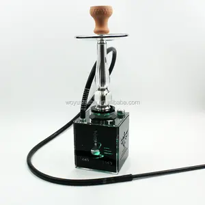 Hookah Màu Đen Chất Lượng Cao Họa Tiết Đơn Giản Shisha Nhà Máy Trung Quốc Giá Rẻ Bán Buôn