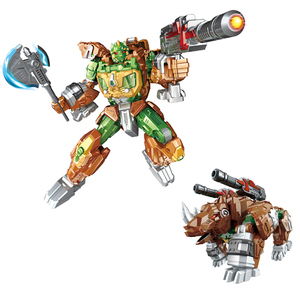 Lehoo Toys Diecast Toys Car Deformable <strong>Robot</strong> Alloy Version Morphing <strong>Robot</strong> Blocks DIY Educational Toys - Product Image 1