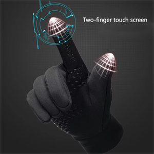 <span class=keywords><strong>Gants</strong></span> de ski pour femmes et hommes, pour le cyclisme, la course à pied, la conduite, la randonnée, la marche, doublures thermiques, écran tactile - Product Image 3