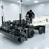 Machine de nivellement laser pour travaux de nivellement et de lisage des sols en béton des sous-sols immobiliers