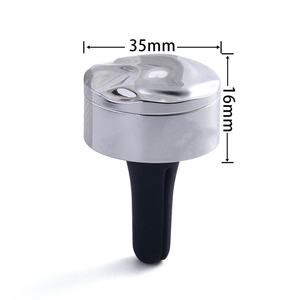 High Quality Round Shape Shiny Silver Gold Customize Logo Car <b>Diffuser</b> - Product Image 6