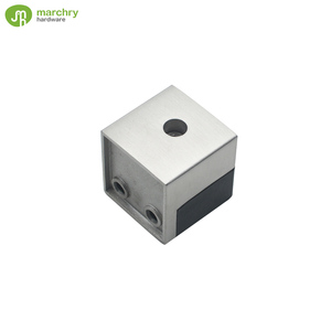 304ยางกันกระแทกประตูกระจกขนาด40x40มม. รูปทรงสี่เหลี่ยมทำจากสเตนเลสสตีล - Product Image 3