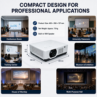 Proyector Láser WUXGA de 7200 Lúmenes para Proyección Inmersiva en Museos, Mapeo 3D y Proyectos de Exhibición Digital