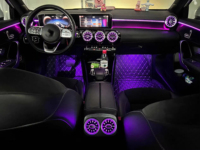 Kit de Actualización de Iluminación LED Interior Dinámica para Mercedes Benz Clase A W177 CLA W118 2018-2025, Volante a la Derecha/Izquierda
