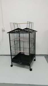 Anticorrosión Premium jaula de pájaros de hierro forjado Columpio de pájaro superior para loros jaula de pájaros soportes de pájaros jaula de vuelo - Product Image 6