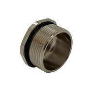 Bouchon Caché Universel en Métal Fileté IP68 M32*1.5 Métrique pour Tuyau PG/G, Bouchon de Trou pour Boîtier Électrique Industriel