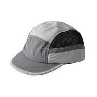 Gorras de Moda Personalizadas de 5 Paneles, Impermeables, de Poliéster, con Visera Plana, Cierre a Presión, Transpirables, Unisex, con Estampado, para Verano, Estilo Hip Hop
