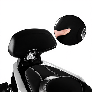 Respaldo Trasero para Pasajero TORST para C400GT y <span class=keywords><strong>C400X</strong></span>, Reposabrazos Lumbar de Aluminio y Poliuretano, Accesorio Cómodo para Motocicleta - Product Image 5