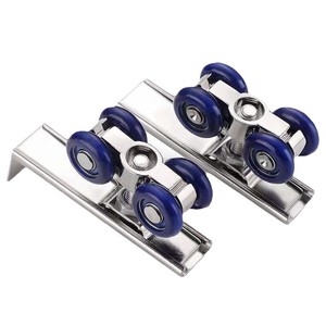 Modern Zinc Alloy <b>Sliding</b> Door <b>Small</b> Pulley for Folding Door Track Accessory Kitchen Bedroom Apartment Gym Outdoor RV Dining - Product Image 1