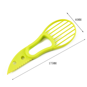 3 In 1 affettatrice per Avocado burro di karitè pelapatate taglierina separatore di polpa coltello di plastica utensili da cucina utensili da cucina - Product Image 6