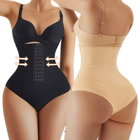 Shorty Gainant Amincissant Femme Remonte-Fesses Culotte Taille Haute Maintien Ventre Plat Gaine Sculptante