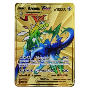 Cartes à collectionner Pokémon avec Charizard et Arceus - Cadeaux de collection tendance en ligne, emballage en boîte de couleur en papier, Zhejiang - Product Image 1