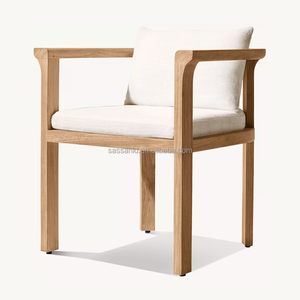 Muebles de teca para exteriores sasánida, sillón de comedor de teca de diseño escandinavo <span class=keywords><strong>Lagos</strong></span> - Product Image 1