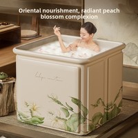 Baignoire pour adultes sans installation, grande baignoire. Baignoire pliable pour adultes à domicile