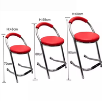 Vente en gros 2021 nouveau café de haute qualité mobilier commercial moderne chaise de bar haute pour la maison bar mode métal loisirs chaise de bar ensemble