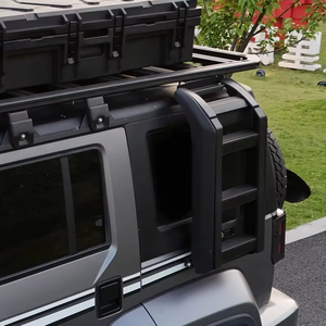 Échelle latérale de voiture pliable <span class=keywords><strong>en</strong></span> <span class=keywords><strong>aluminium</strong></span> avec serrure pour Chery Jetour Traveler T2 2024 Kits de mise à niveau Échelles latérales d'escalade <span class=keywords><strong>Garde</strong></span>-<span class=keywords><strong>corps</strong></span> - Product Image 2