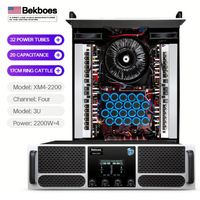 Amplificateur de puissance professionnel Bekboes haute puissance, classe H, 4 canaux, pour spectacles sur scène