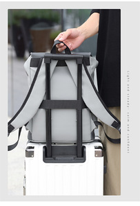 IStapromo Gifts Waterproof Business Men's Large Capacity Foldable Soft Leisure Backpack for Travel or Business - Product Image 3